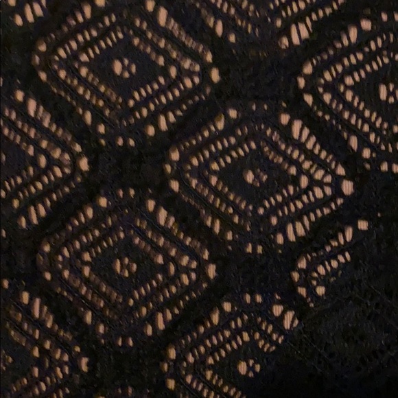 BCBG Max Azeris Black Bodycon Velma Eyelet Dress S - Picture 5 of 8